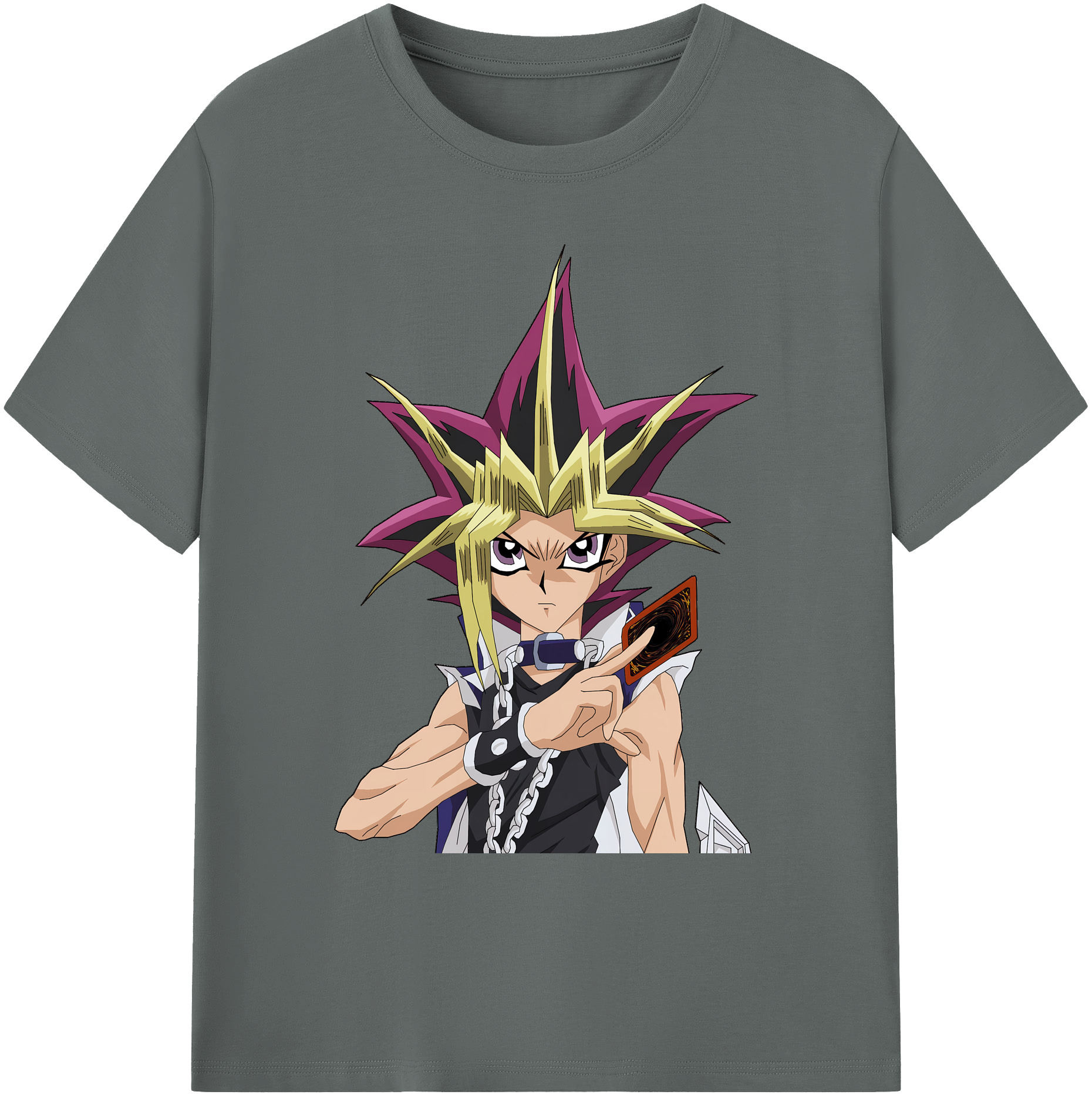 （画像用） 遊☆戯☆王 Yu-Gi-Oh! 綿100％ メンズ半袖Tシャツ｜肌触りやわらか＆通気性